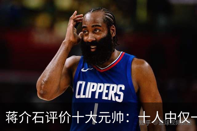 蒋介石评价十大元帅：十人中仅一人可以称帅，其他人均为将